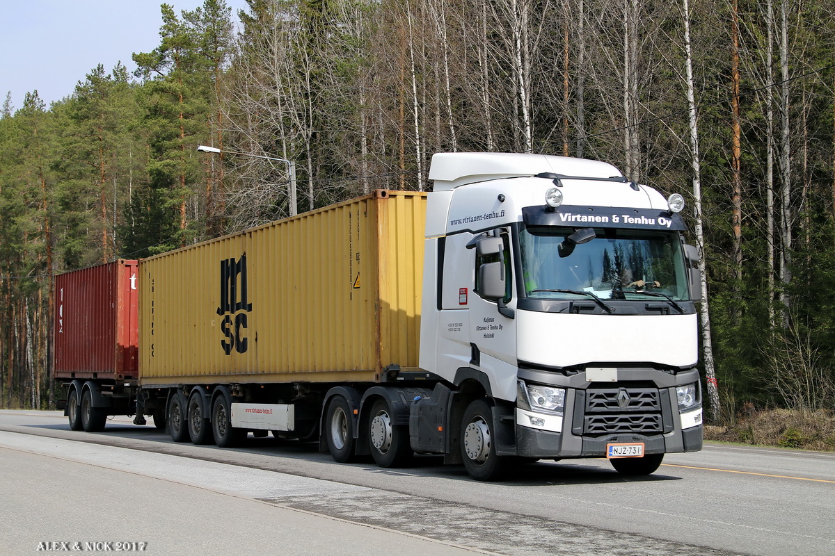 Финляндия, № NJZ-731 — Renault T-Series ('2013)