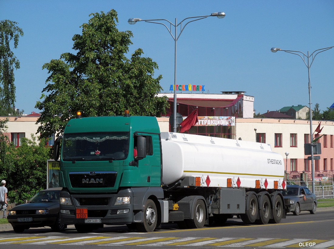 Гомельская область, № АМ 1496-3 — MAN TGX ('2007) 18.440