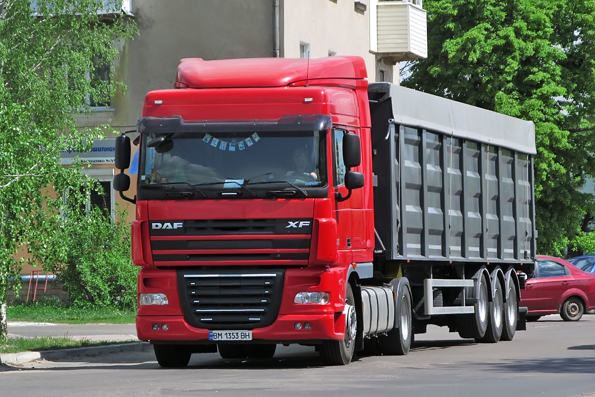 Сумская область, № ВМ 1353 ВН — DAF XF105 FT