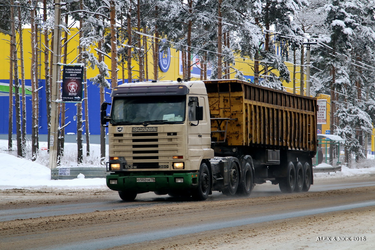 Санкт-Петербург, № О 502 ОВ 78 — Scania (III) R113M