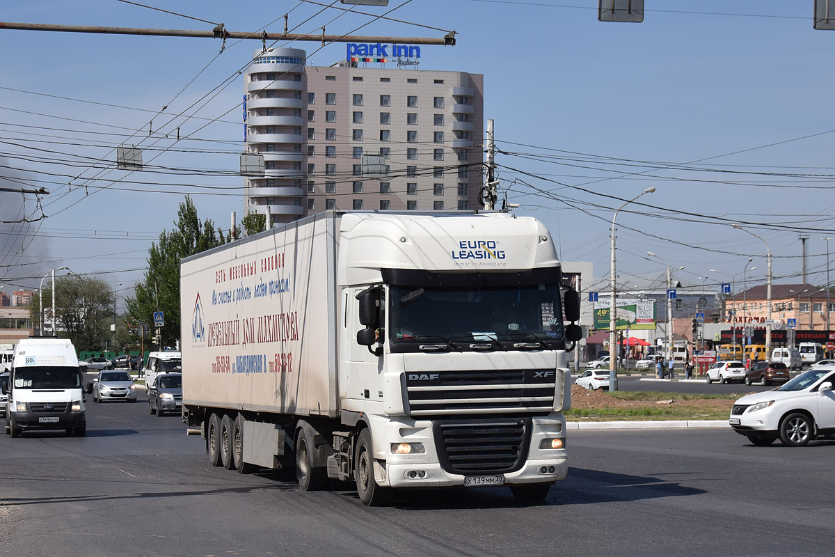 Астраханская область, № Х 139 ММ 30 — DAF XF105 FT