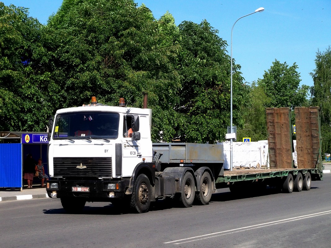 Могилёвская область, № ТВ 3127 — МАЗ-6422 (общая модель)