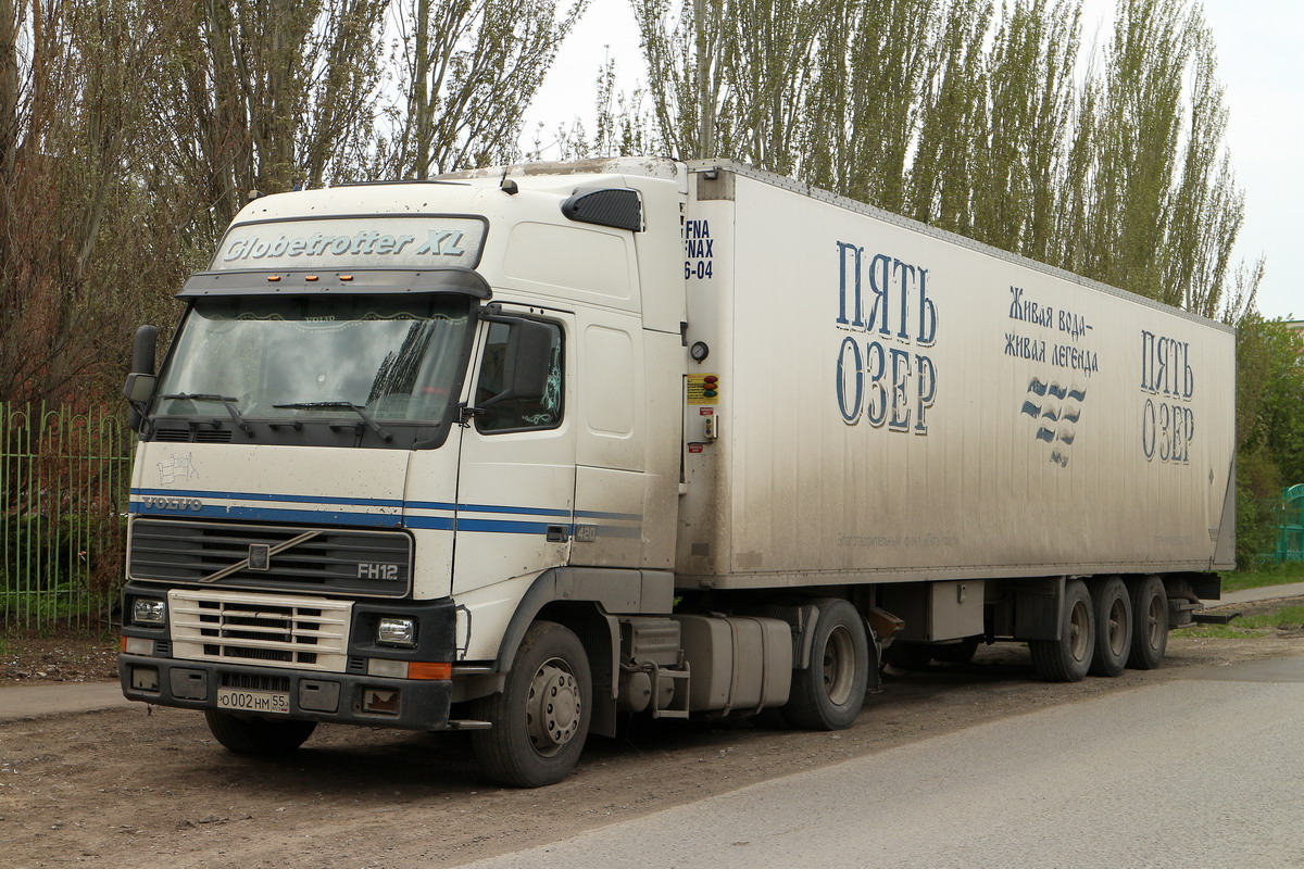 Омская область, № О 002 НМ 55 — Volvo ('1993) FH12.420