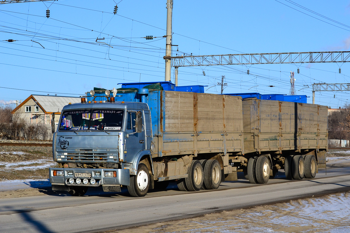 Волгоградская область, № В 817 СТ 34 — КамАЗ-5320