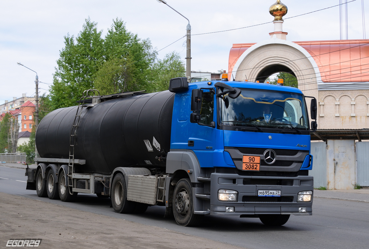 Архангельская область, № М 695 МА 29 — Mercedes-Benz Axor 1835