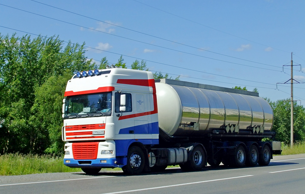 Чувашия, № В 176 ЕК 21 — DAF XF95 FT