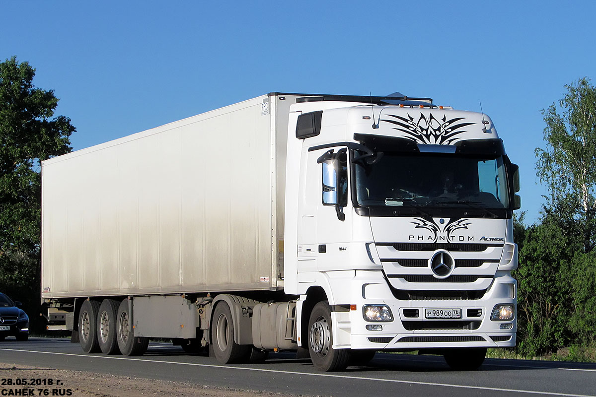 Ярославская область, № Р 989 ОО 76 — Mercedes-Benz Actros ('2009) 1844