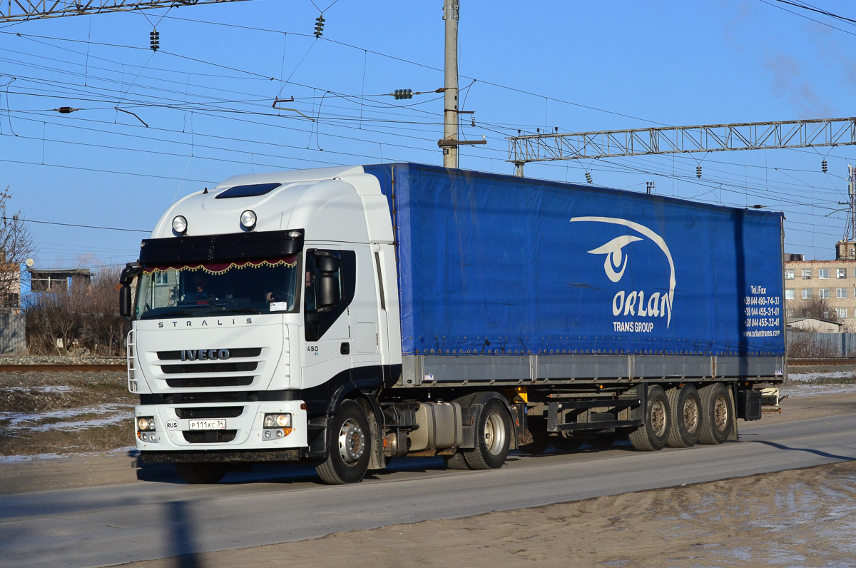 Волгоградская область, № Р 111 КС 34 — IVECO Stralis ('2007) 450