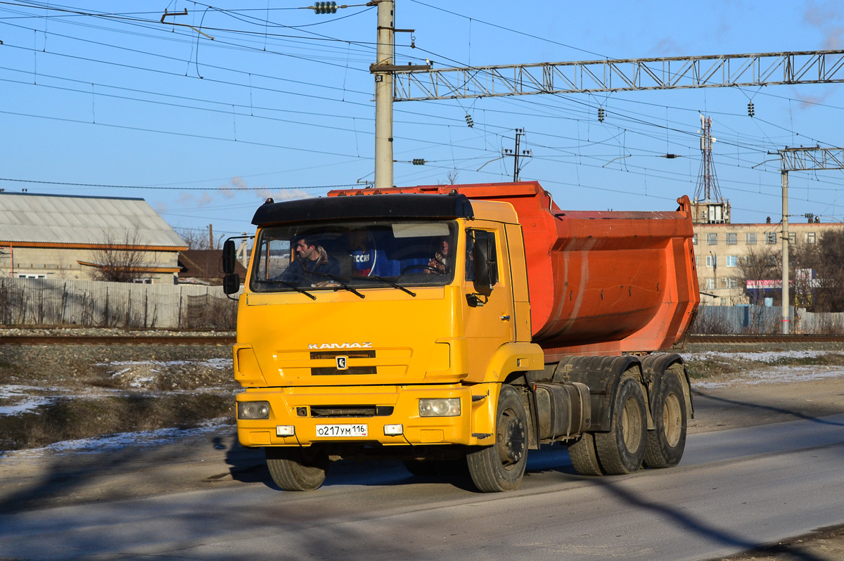 Волгоградская область, № О 217 УМ 116 — КамАЗ-65116-N3