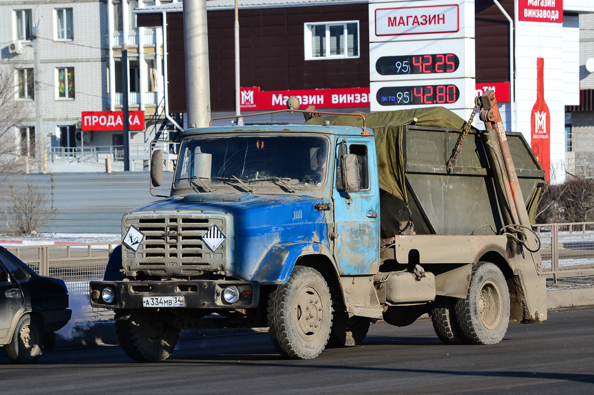 Волгоградская область, № А 334 МВ 34 — ЗИЛ-433362