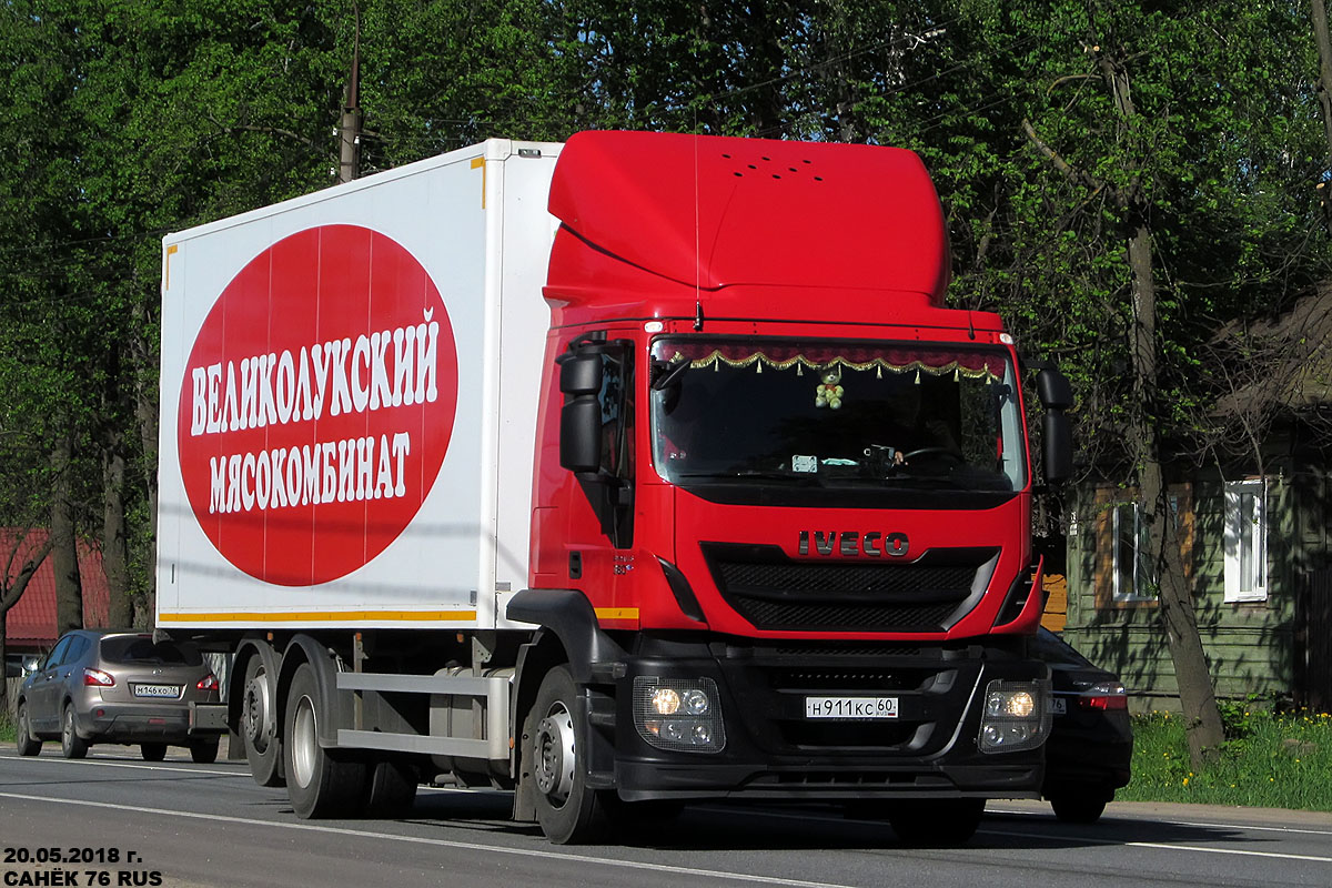 Псковская область, № Н 911 КС 60 — IVECO Stralis ('2012)