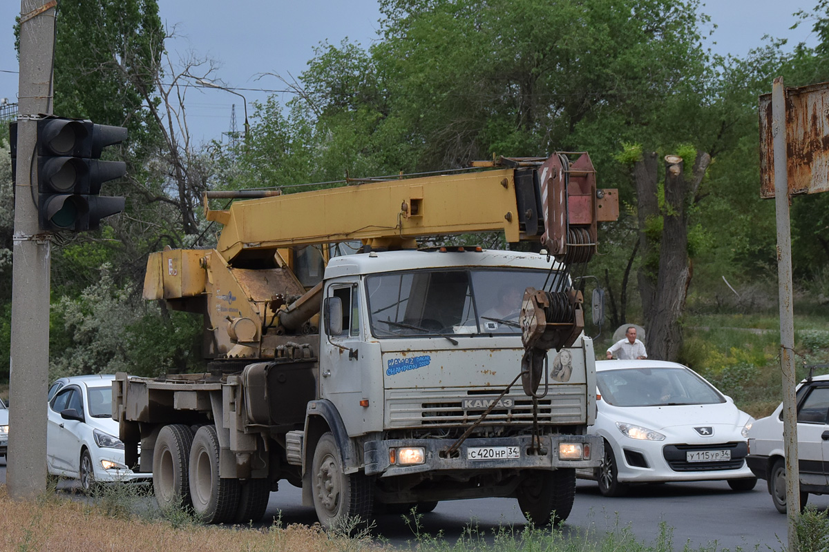 Волгоградская область, № С 420 НР 34 — КамАЗ-53215 [532150]