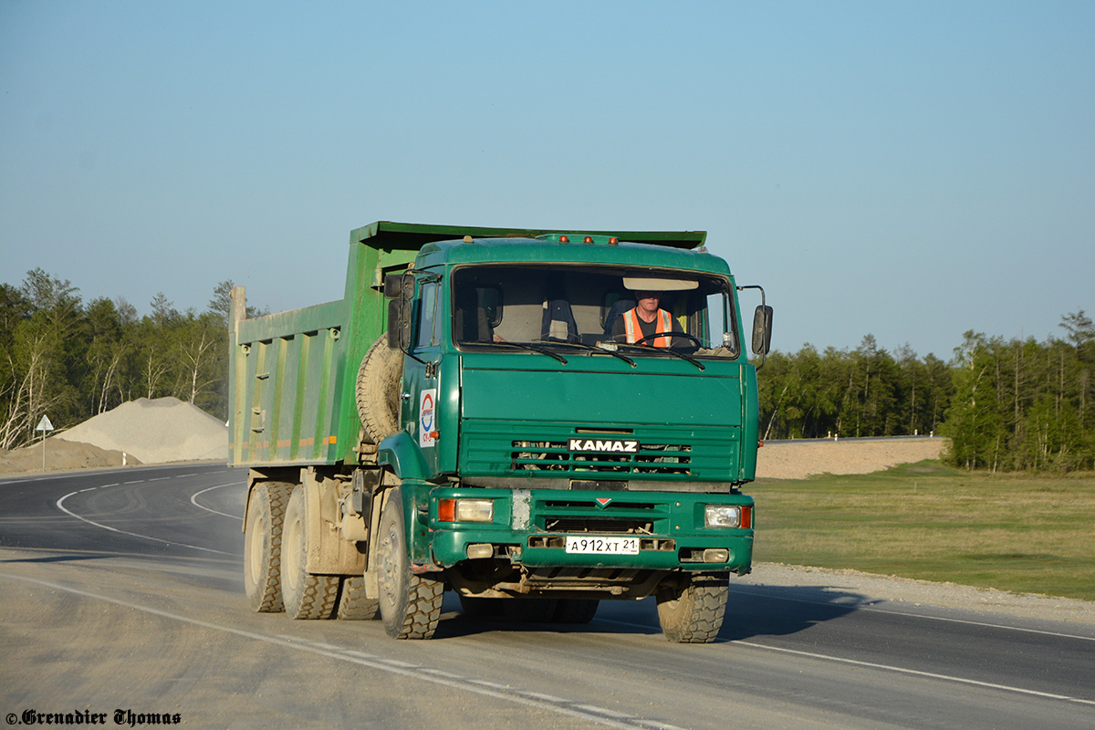 Чувашия, № А 912 ХТ 21 — КамАЗ-6520-06 [65200F]