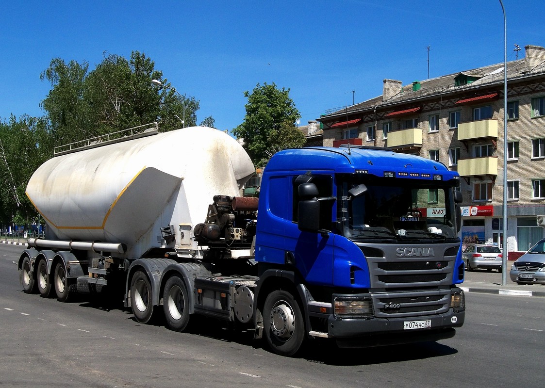 Смоленская область, № Р 074 НС 67 — Scania ('2011) P400