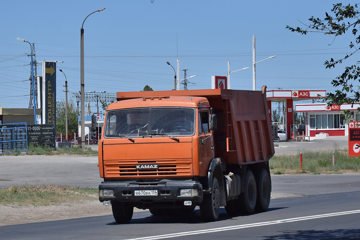 Волгоградская область, № А 670 ВА 134 — КамАЗ-65115 [651150]