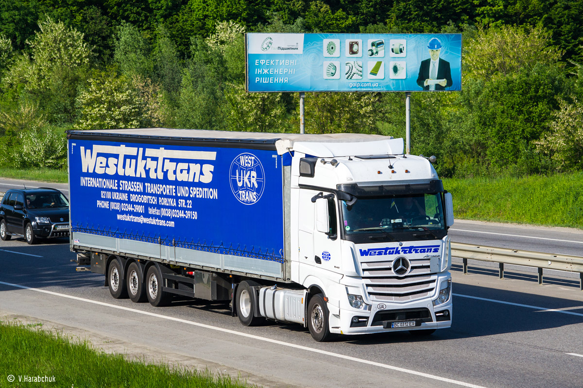 Львовская область, № ВС 0312 ЕХ — Mercedes-Benz Actros ('2011) 1848