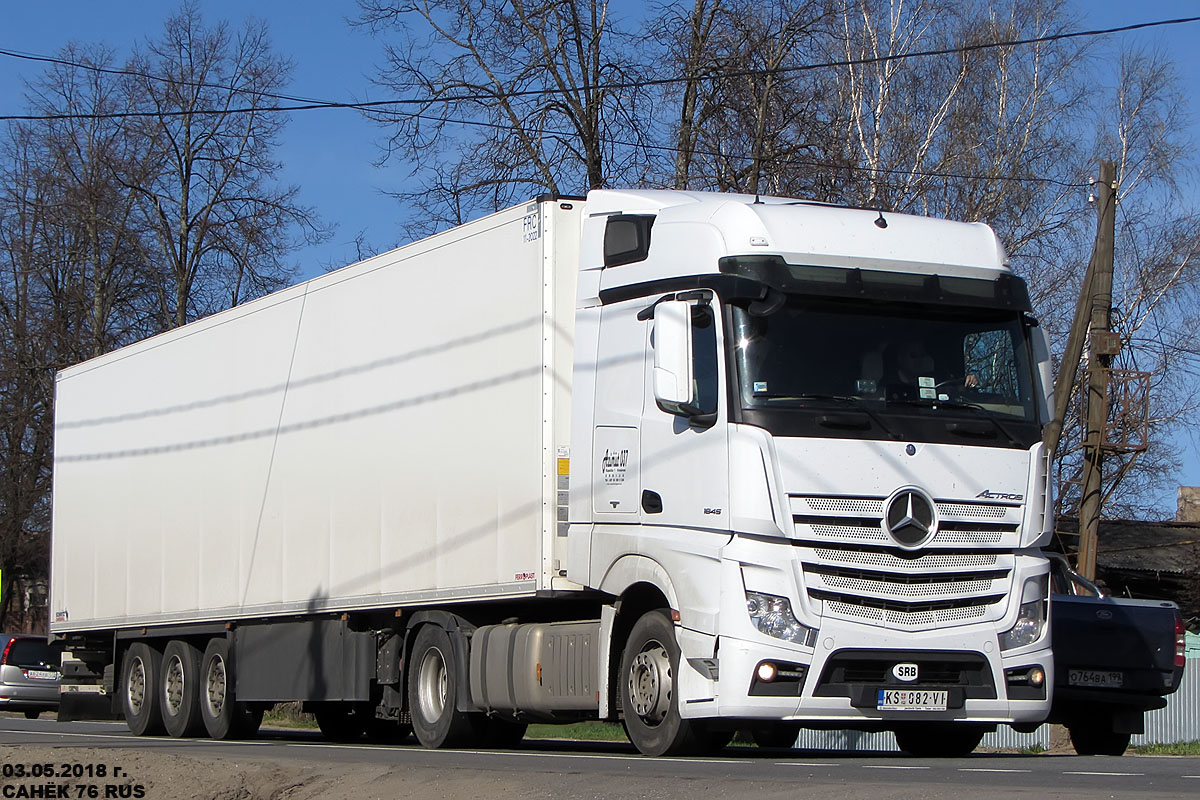 Сербия, № KŠ 082-VI — Mercedes-Benz Actros ('2011) 1845