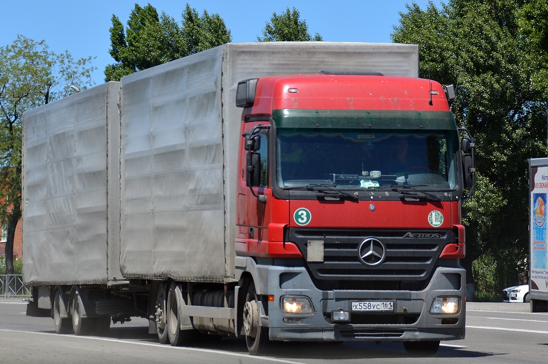 Ростовская область, № Х 558 УС 161 — Mercedes-Benz Actros ('2003) 2536