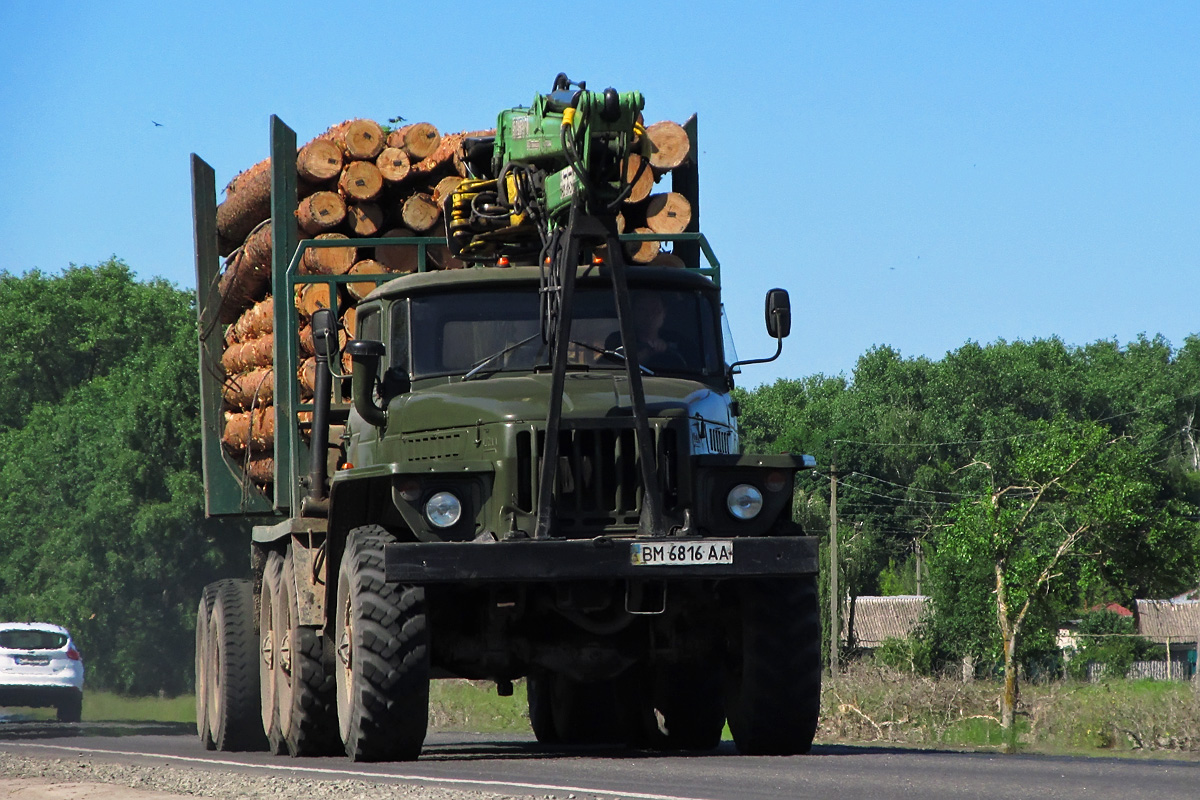 Сумская область, № ВМ 6816 АА — Урал-43203