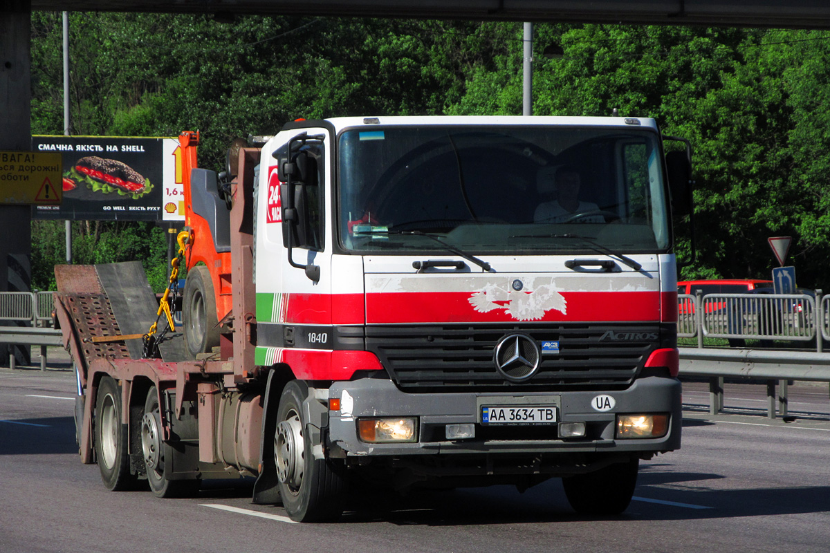 Киев, № АА 3634 ТВ — Mercedes-Benz Actros ('1997) 1840