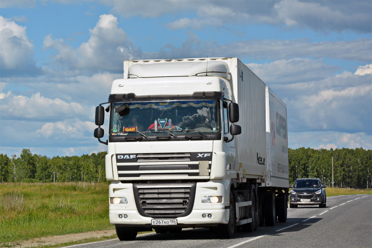 Ханты-Мансийский автоном.округ, № Е 267 АО 186 — DAF XF105 FAR