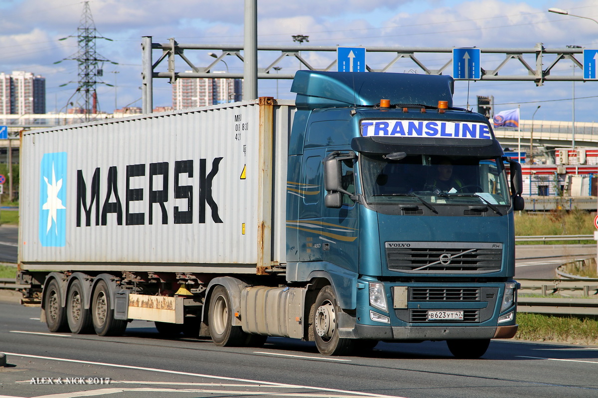 Ленинградская область, № В 623 УТ 47 — Volvo ('2008) FH.460; Volvo ('2008) FH.460 "Чемпион Эпохи" (Санкт-Петербург)