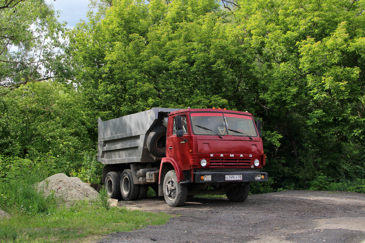 Пензенская область, № О 749 СУ 58 — КамАЗ-55111 [551110]