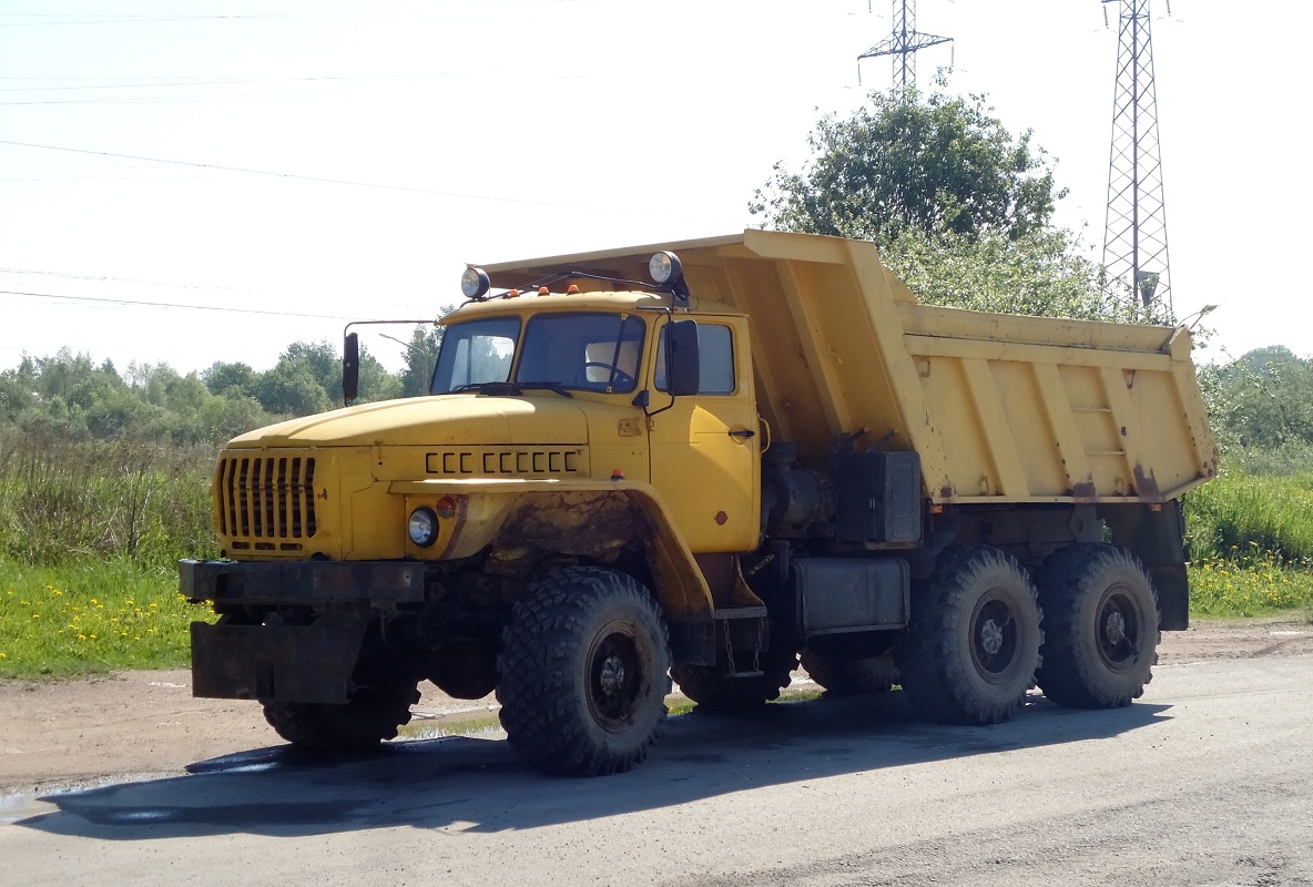 Псковская область, № (60) Б/Н 0003 — Урал-55571-40; Псковская область — Автомобили без номеров