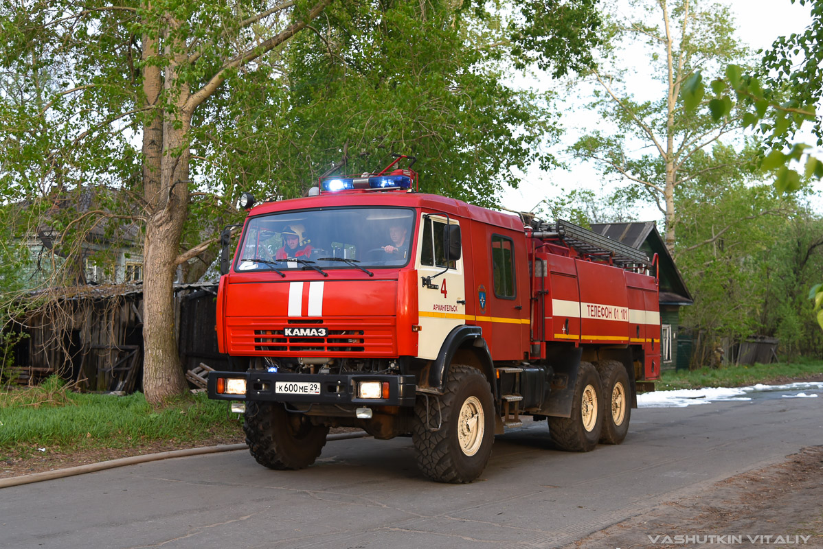 Архангельская область, № К 600 МЕ 29 — КамАЗ-43118-10 [43118K]