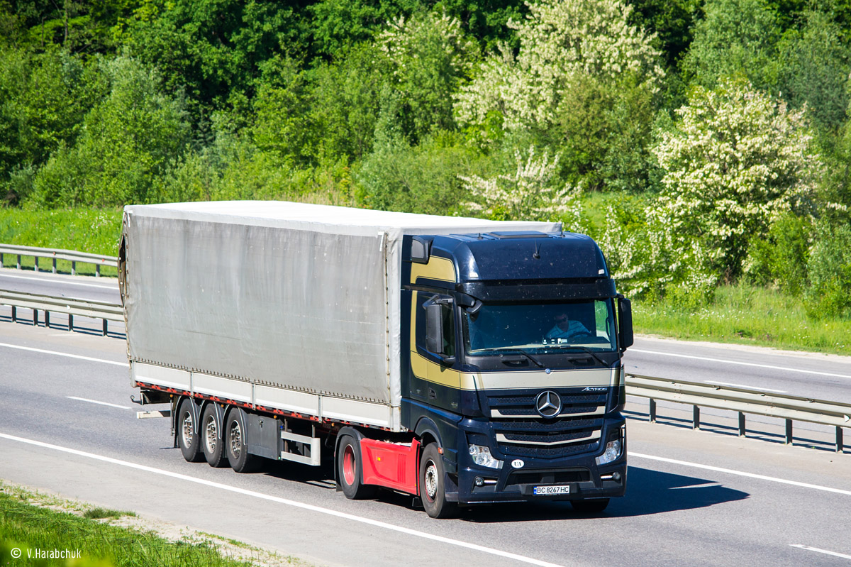 Львовская область, № ВС 8267 НС — Mercedes-Benz Actros ('2011) 1845