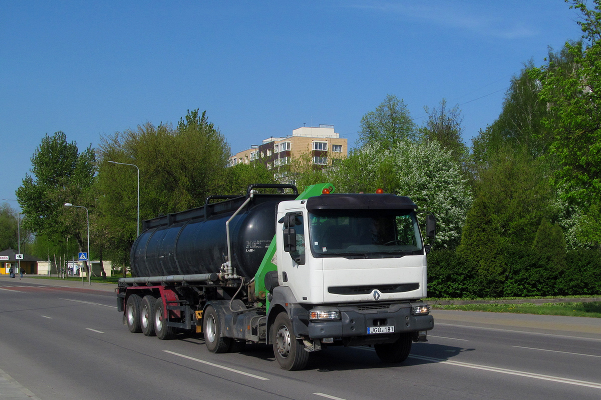 Литва, № JGO 181 — Renault Premium ('2006)