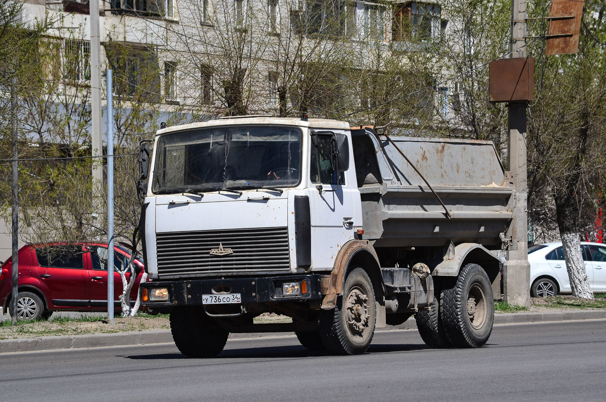 Волгоградская область, № У 736 СО 34 — МАЗ-555102