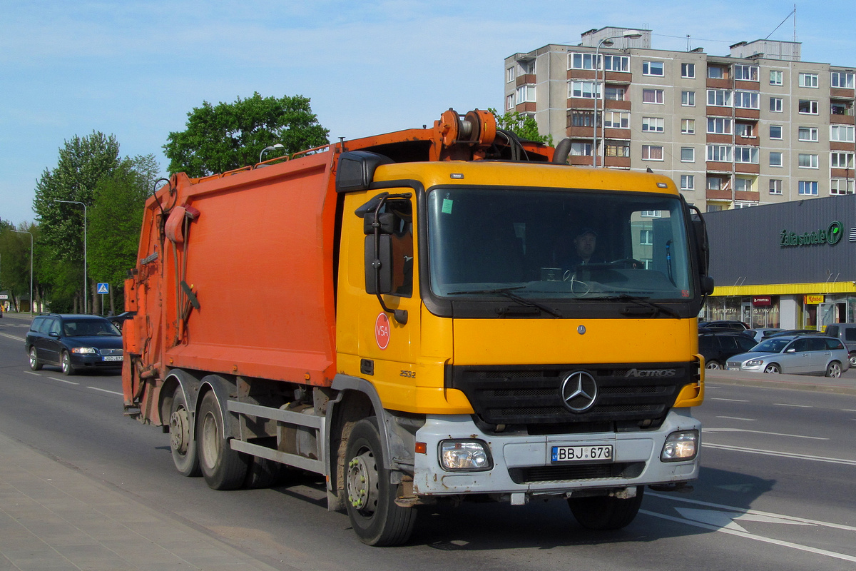 Литва, № BBJ 673 — Mercedes-Benz Actros ('2003) 2532