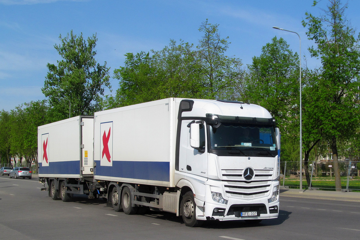 Литва, № HFE 007 — Mercedes-Benz Actros ('2011) 2542