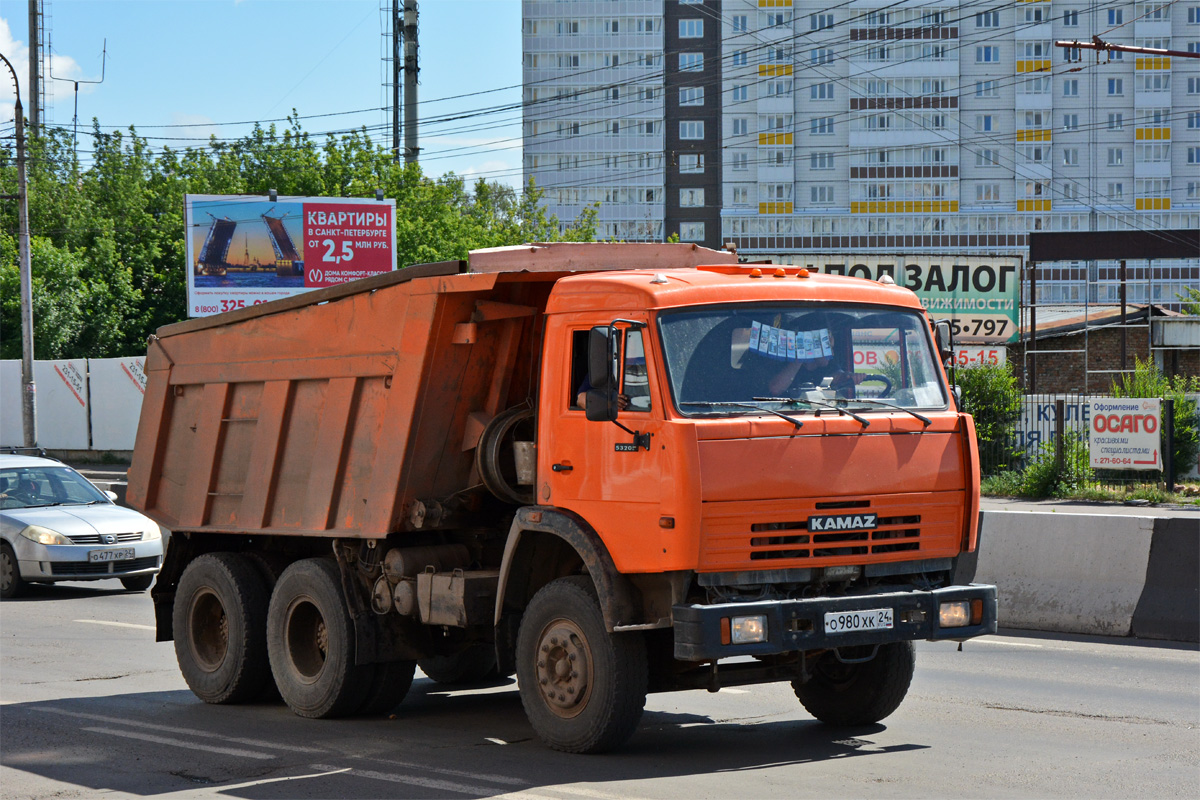 Красноярский край, № О 980 ХК 24 — КамАЗ-65115 [651150]