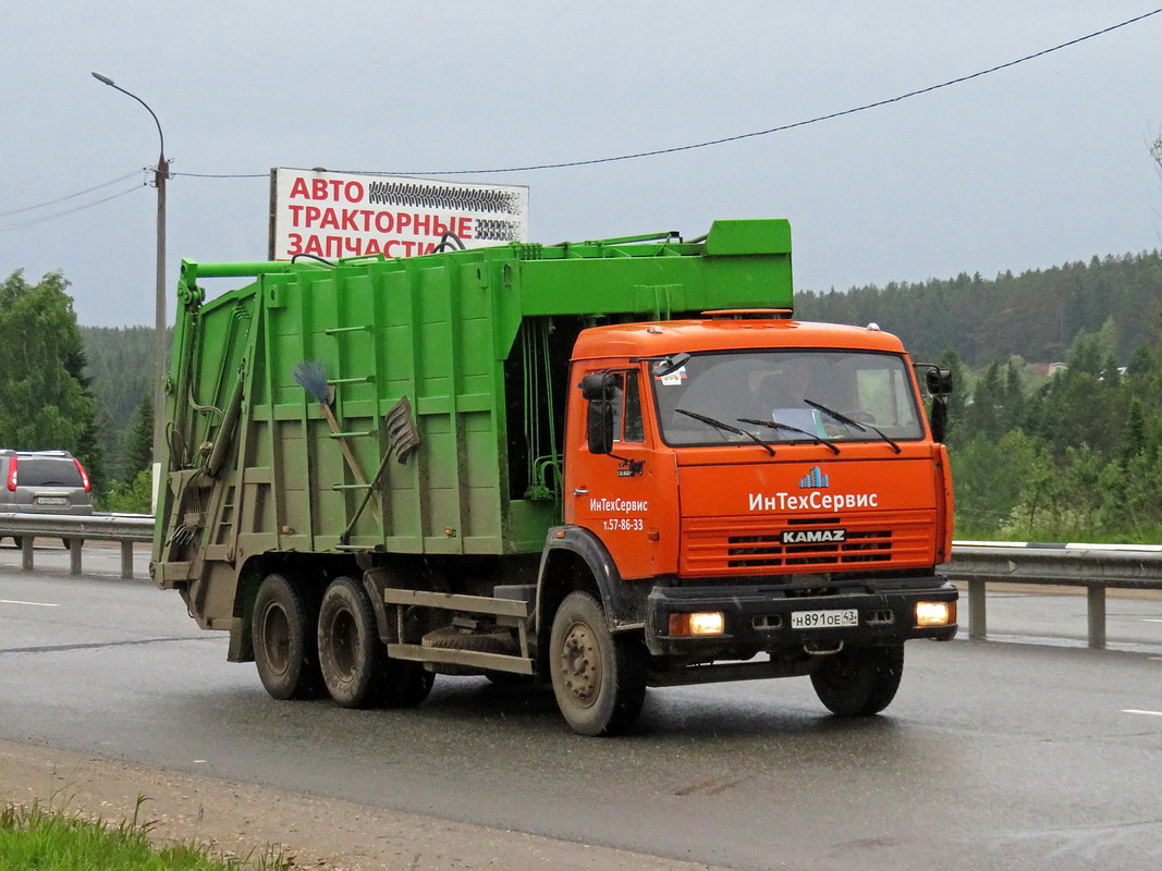 Кировская область, № Н 891 ОЕ 43 — КамАЗ-65115-62