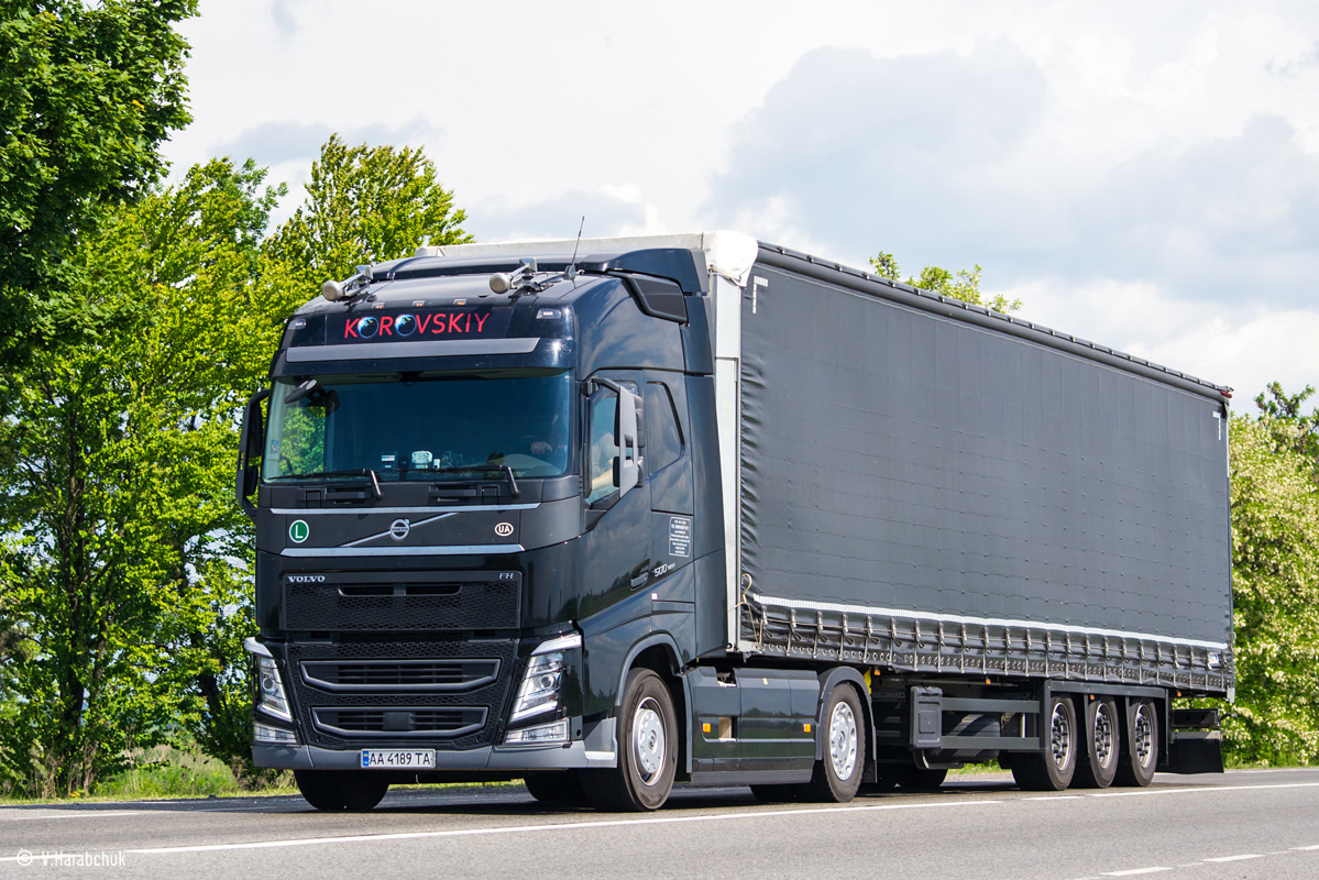 Закарпатская область, № АА 4189 ТА — Volvo ('2012) FH.500