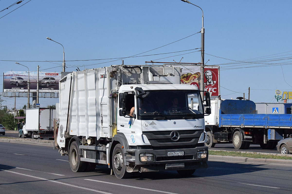 Волгоградская область, № В 047 СХ 134 — Mercedes-Benz Axor 1826 [Z9M]