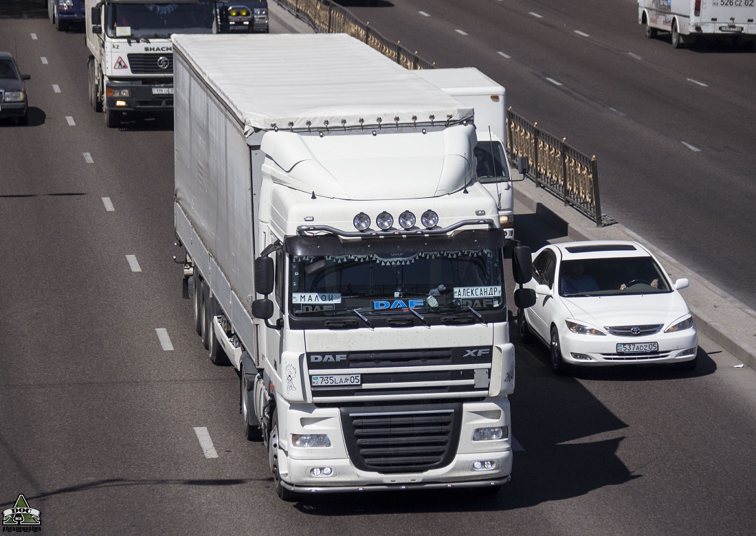 Алматинская область, № 735 LAA 05 — DAF XF105 FT