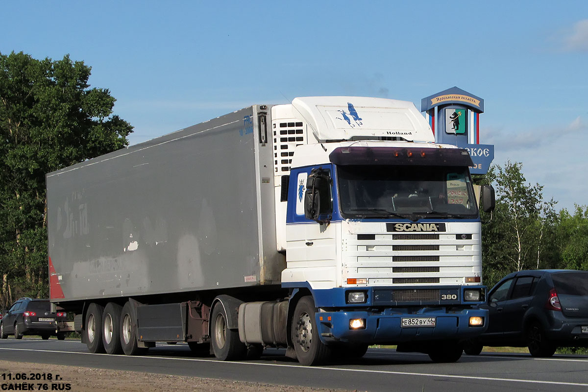 Курская область, № Е 852 ВУ 46 — Scania (III) (общая модель)