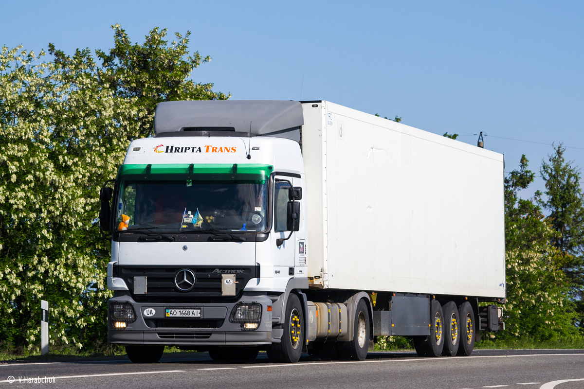 Закарпатская область, № АО 1668 АІ — Mercedes-Benz Actros ('2003) 1841