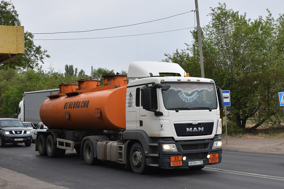 Волгоградская область, № В 838 МС 134 — MAN TGS ('2007) 19.400