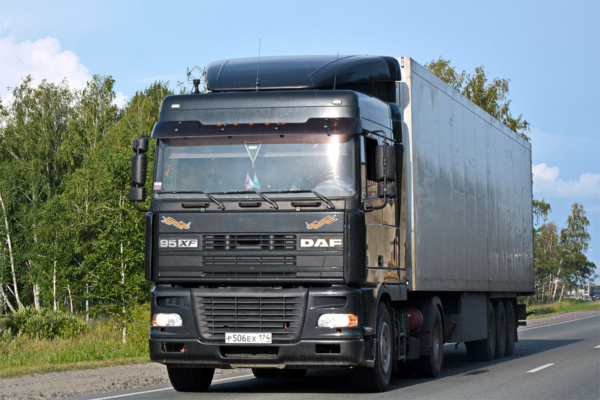 Челябинская область, № Р 506 ЕХ 174 — DAF 95XF FT