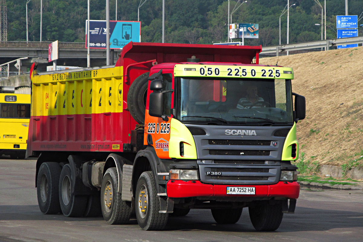 Киев, № АА 7252 НА — Scania ('2004) P380