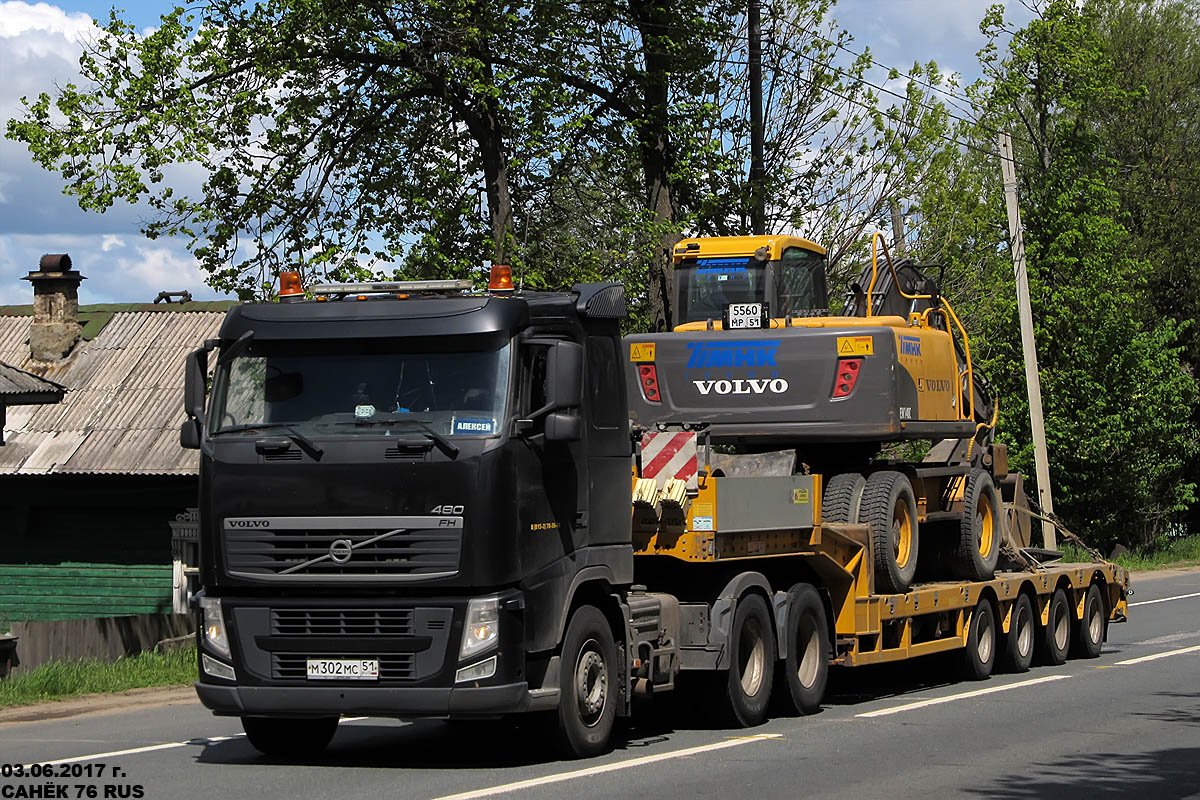 Мурманская область, № М 302 МС 51 — Volvo ('2008) FH.480