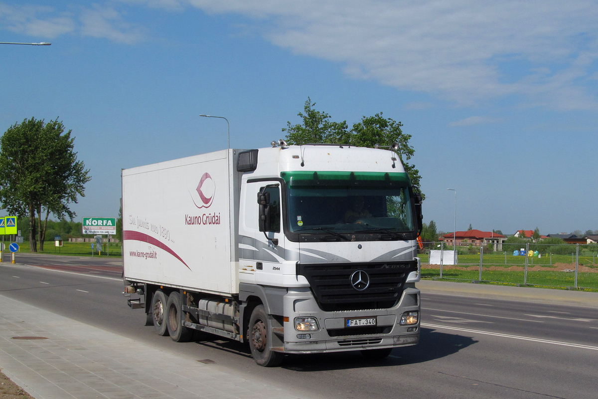 Литва, № FAT 340 — Mercedes-Benz Actros ('2003) 2544