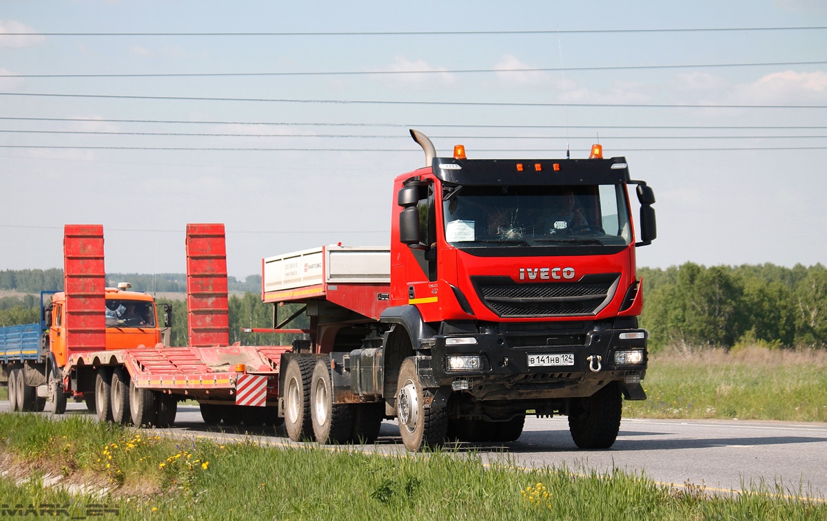 Красноярский край, № В 141 НВ 124 — IVECO-AMT Trakker ('2013)