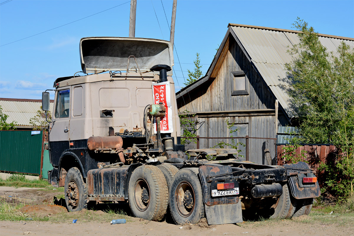 Саха (Якутия), № У 922 ЕК 14 — МАЗ-6422 (общая модель)