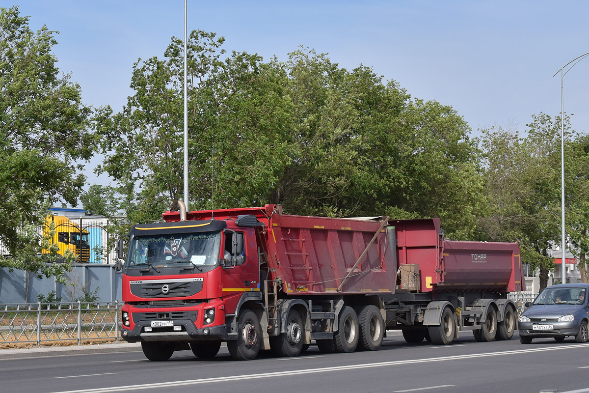 Волгоградская область, № А 002 УН 134 — Volvo ('2010) FMX.440 [X9P]