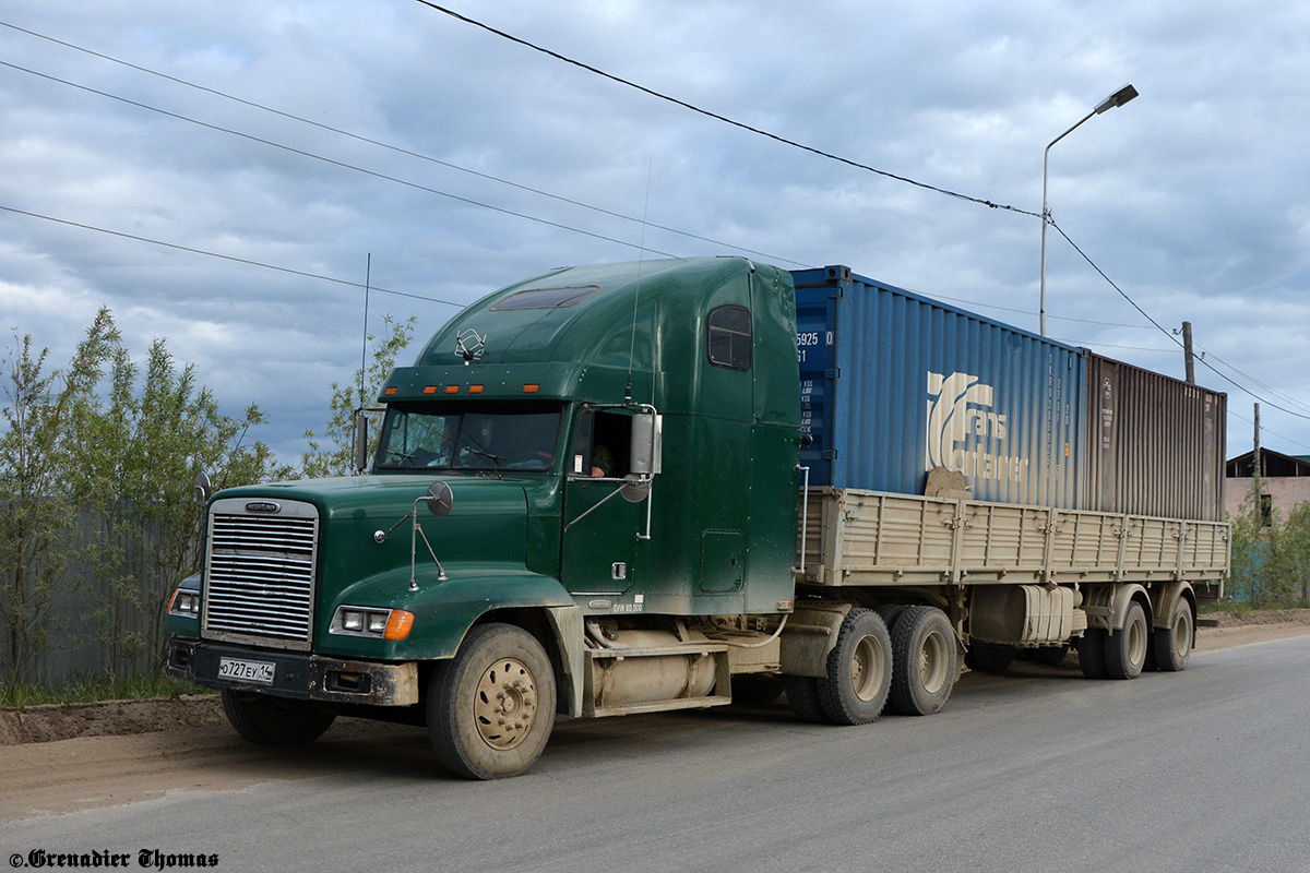 Саха (Якутия), № О 727 ЕУ 14 — Freightliner FLD 120